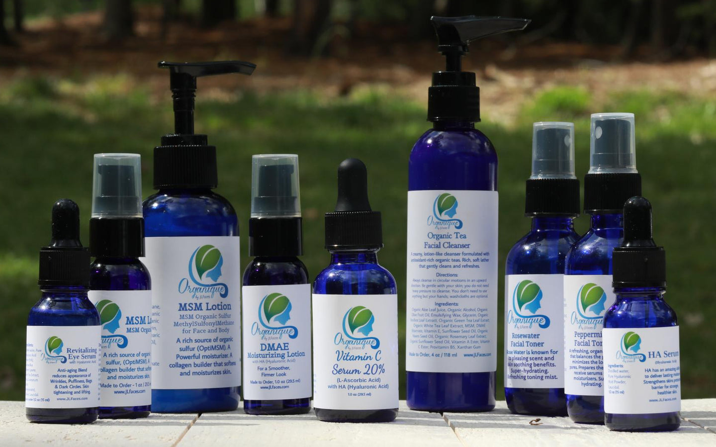 Welcome to high-quality, organic, anti-aging skincare that won't burn a hole in your pocket :)